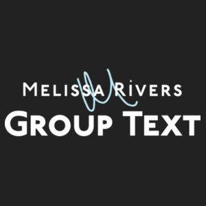 Melissa Rivers' Group Text Podcast | Black Unisex Midweight Hooded Sweatshirt Design
