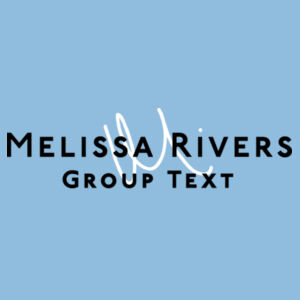 Melissa Rivers' Group Text Podcast | Blue Unisex Midweight Hooded Sweatshirt Design