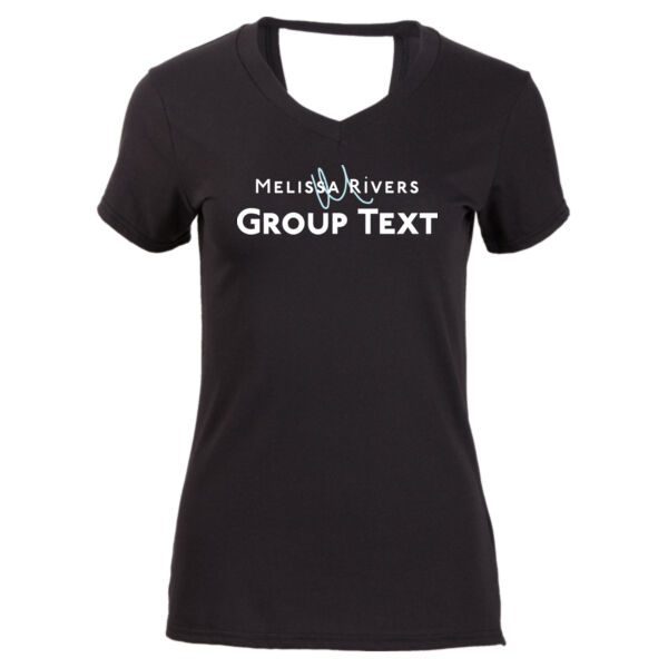 Melissa Rivers' Group Text Podcast | Unisex V-Neck T-Shirt Thumbnail