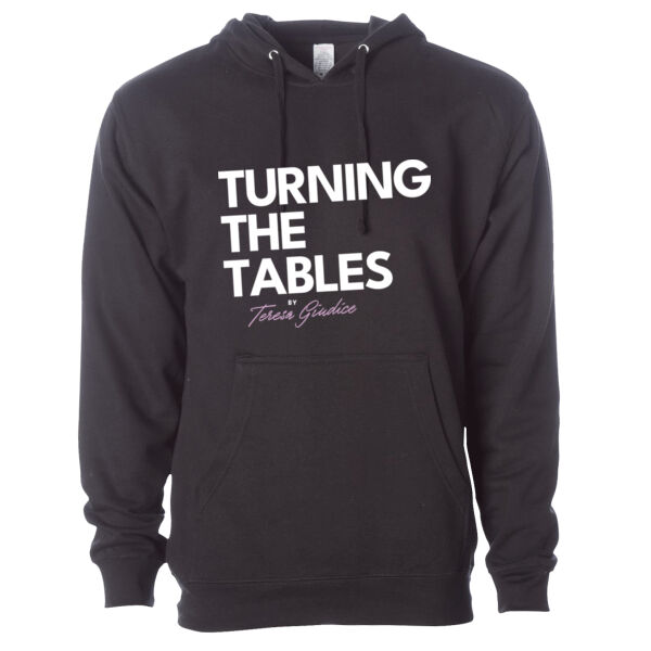Turning The Tables | Unisex Midweight Hooded Sweatshirt Thumbnail
