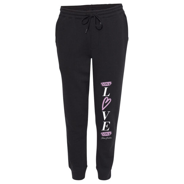 Turning The Tables | Love | Men's Midweight Fleece Sweatpants Thumbnail