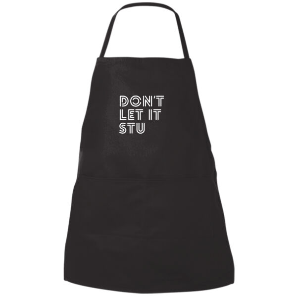 Don't Let It Stu | Two-Pocket Butcher Apron with Logo Thumbnail