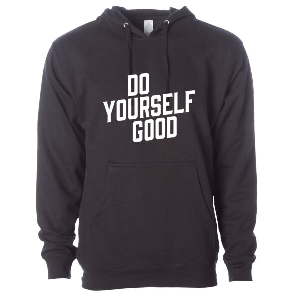 The Big Party Show | Do Yourself Good | Unisex Midweight Hooded Sweatshirt Thumbnail