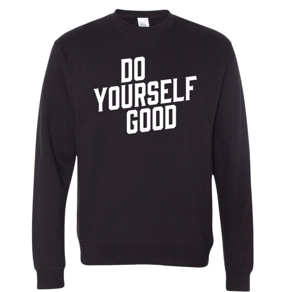 The Big Party Show | Do Yourself Good | Unisex Midweight Crewneck Sweatshirt Thumbnail