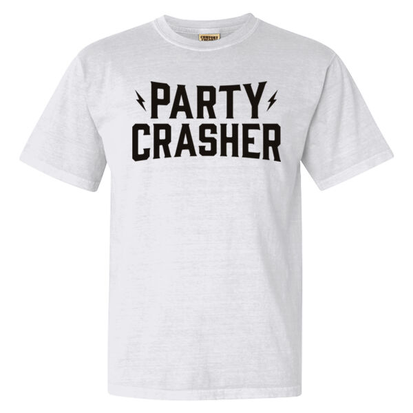 The Big Party Show | Party Crasher | Unisex Heavyweight White Tee Thumbnail