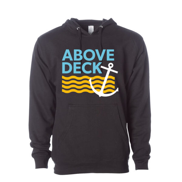 Above Deck | Unisex Midweight Hooded Sweatshirt  Thumbnail