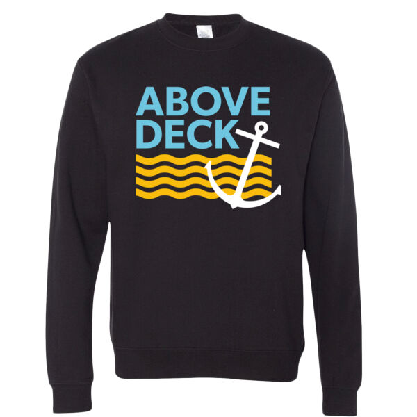 Above Deck | Unisex Midweight Crewneck Sweatshirt  Thumbnail