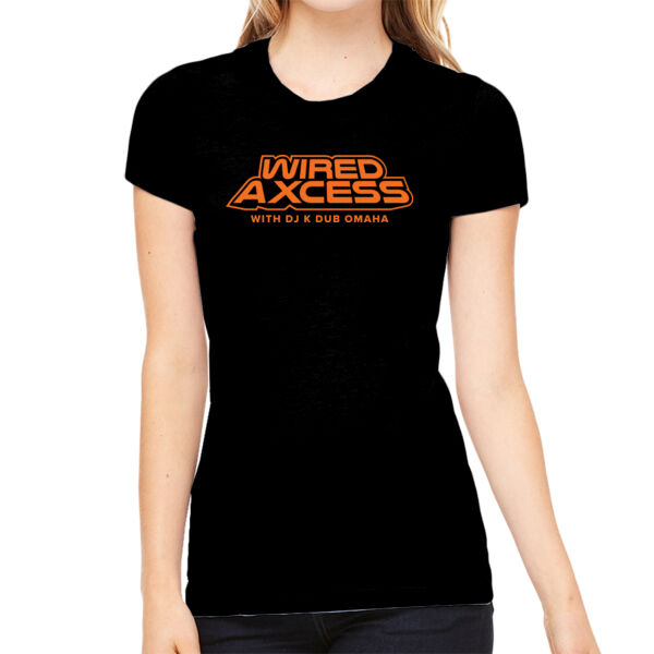 Wired Axcess | Orange | Women's Slim Fit Tee Thumbnail