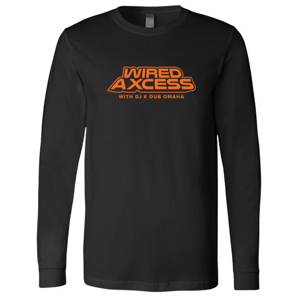 Wired Axcess | Orange | Unisex Jersey Long Sleeve Tee Thumbnail
