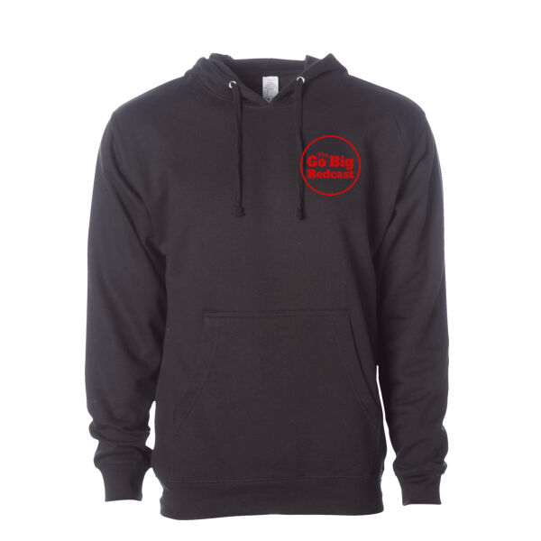 Go Big Redcast | Unisex Midweight Hooded Sweatshirt Thumbnail